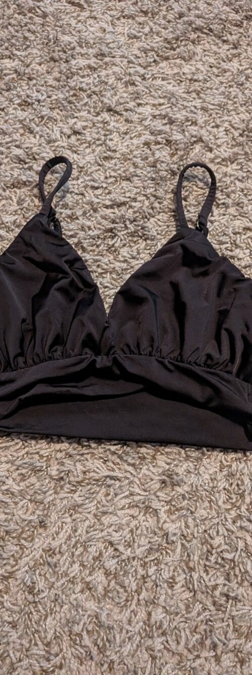 A Pea in the Pod Black Ruching Bralette